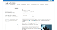 Desktop Screenshot of le-libriste.fr