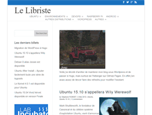 Tablet Screenshot of le-libriste.fr